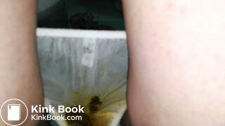 Wear a pink flower pattern panty and ready to cover white one on top