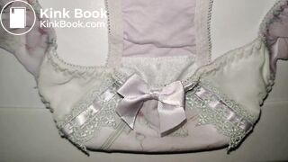 A lovely purple ... style pattern panty before playing.