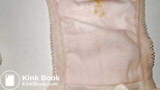 A LOVELY PINK FLOWER PATTERN PANTY AFTER PLAYING DETAILED VEDIO.