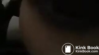 Young girl taking a shit and showing her holes