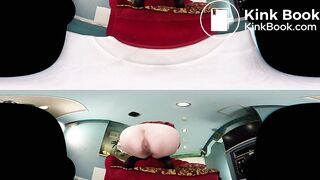 Cute Japanese girl VR shitting