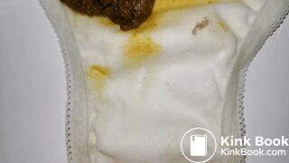 A LOVELY WHITE FLOWER PATTERN PANTY AFTER PLAYING DETAILED VEDIO.