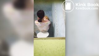 Girl poop thai