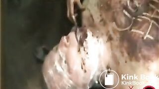 Domina fills slave's mouth