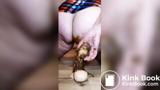Bbw scat dildo