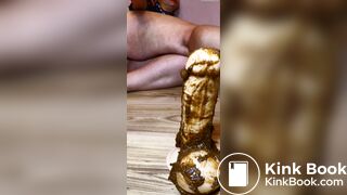 Bbw scat dildo