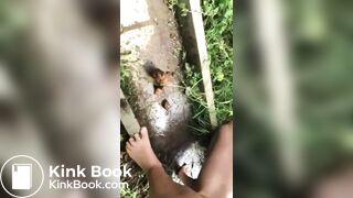 Girl poops while masturbating