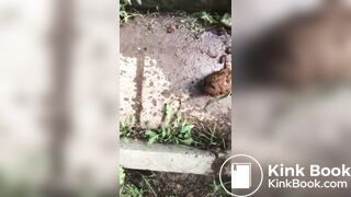 Girl poops while masturbating