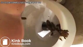 Girl fast poop