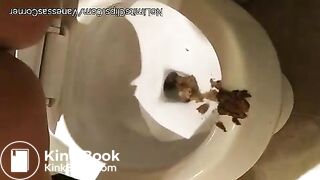 Girl fast poop
