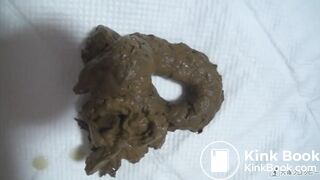 Japanese sexy girl selfie pissing and shitting compilation