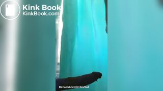 Purple Dildo Scat Fuck