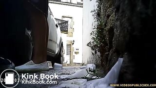 pee, then move, then poop behind a car