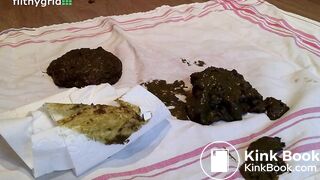 Beautiful ebony mistress lightskin so pretty scat on the floor