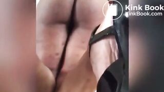 Hairy Black Ebony Twerking and Shitting Over Chair Pt 1