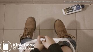 Sexy teen toilet pooping and farting scene - video 2
