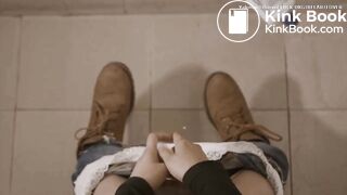 Sexy teen toilet pooping and farting scene - video 2