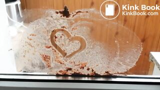 Let's have a look.. Through the square window...