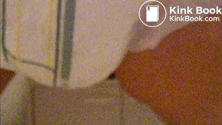 Girl poops diaper and plays