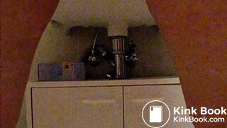 Girl poops diaper and plays