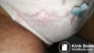 Ready to play that two lovey panty.white red strawberry panty was under