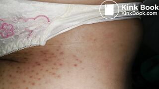 Ready to play that two lovey panty.white red strawberry panty was under