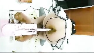 chinese girl pooping scat - video 12