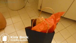 Cute Nerdy Girl Shitting