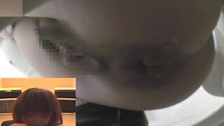 Japanese girl pooping40