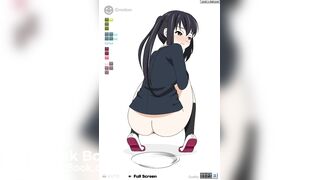 anime girl pooping azunyan no unchi
