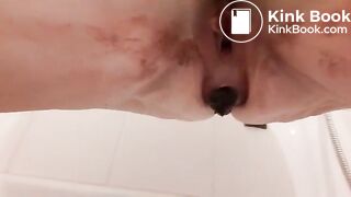 Big shit in the tub