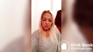 mature milf pants pooping