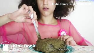 Perfect Ebony Model Birthday Scat