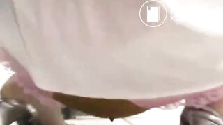 Public skirt pooping - video 4