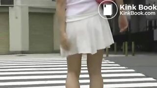 Public skirt pooping - video 4