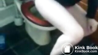 Hot girl pooping on toilet 27