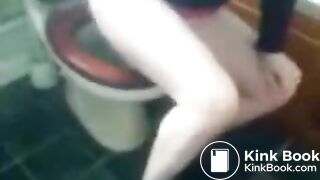 Hot girl pooping on toilet 27