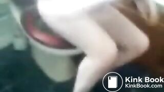 Hot girl pooping on toilet 27