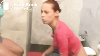 Hot girl pooping on toilet 9