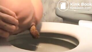 Hot girl pooping on toilet 9