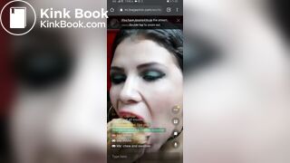 Cam slut eating her shit