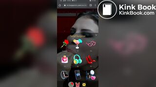 Cam slut eating her shit