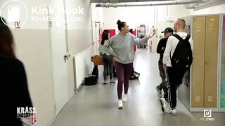 German girl shits her pants scene