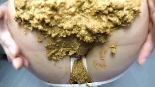 Pawg panty poop