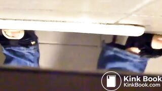 Asian girl poops in squat toilet 64