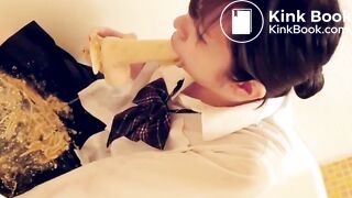 Japanese dildo Vomit
