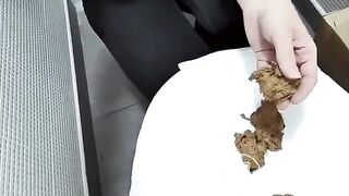 Public Toilet Scat Play - video 2
