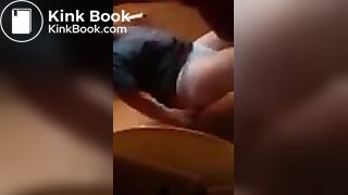 Mom's Friend On The Toilet