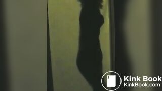 A Pooping Silhouette