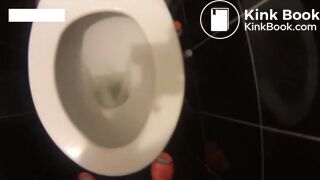 Hot chick takes multiple sloppy shits